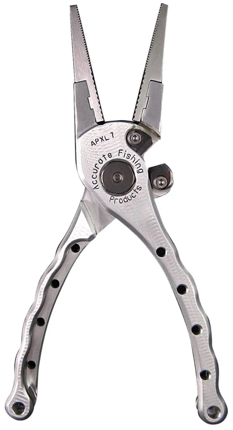 7-Inch Lightweight Piranha Pliers with Replaceable Jaws, Ergonomic Design, Durable Aluminum