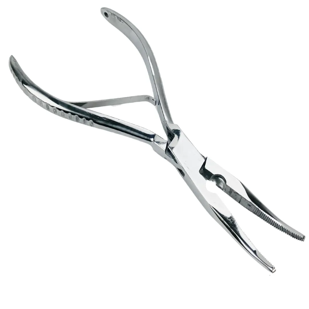 ADROIT Stainless Steel Angled Needle Nose Fishing Pliers 8'