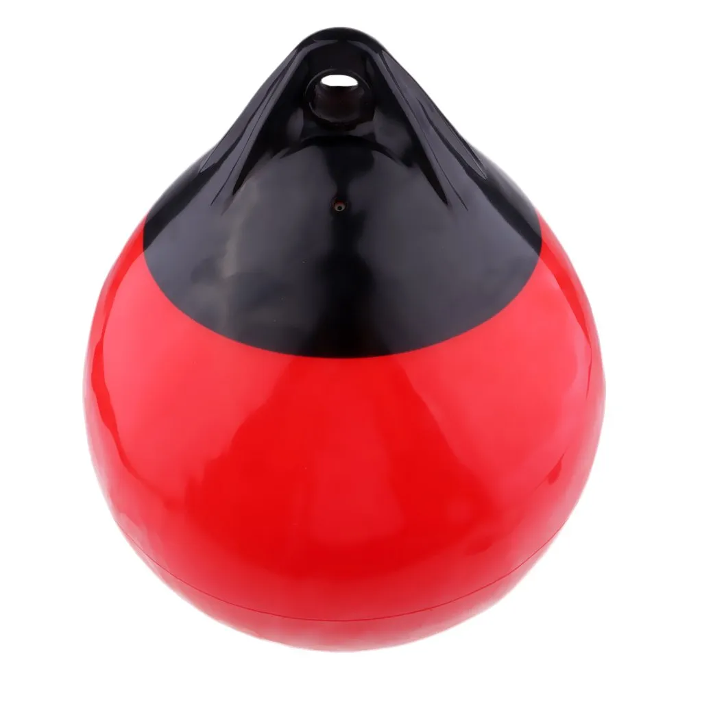 Almencla Premium Inflatable Yacht Buoy, Red, 30x35cm - Marine-Grade PVC, Durable, Waterproof