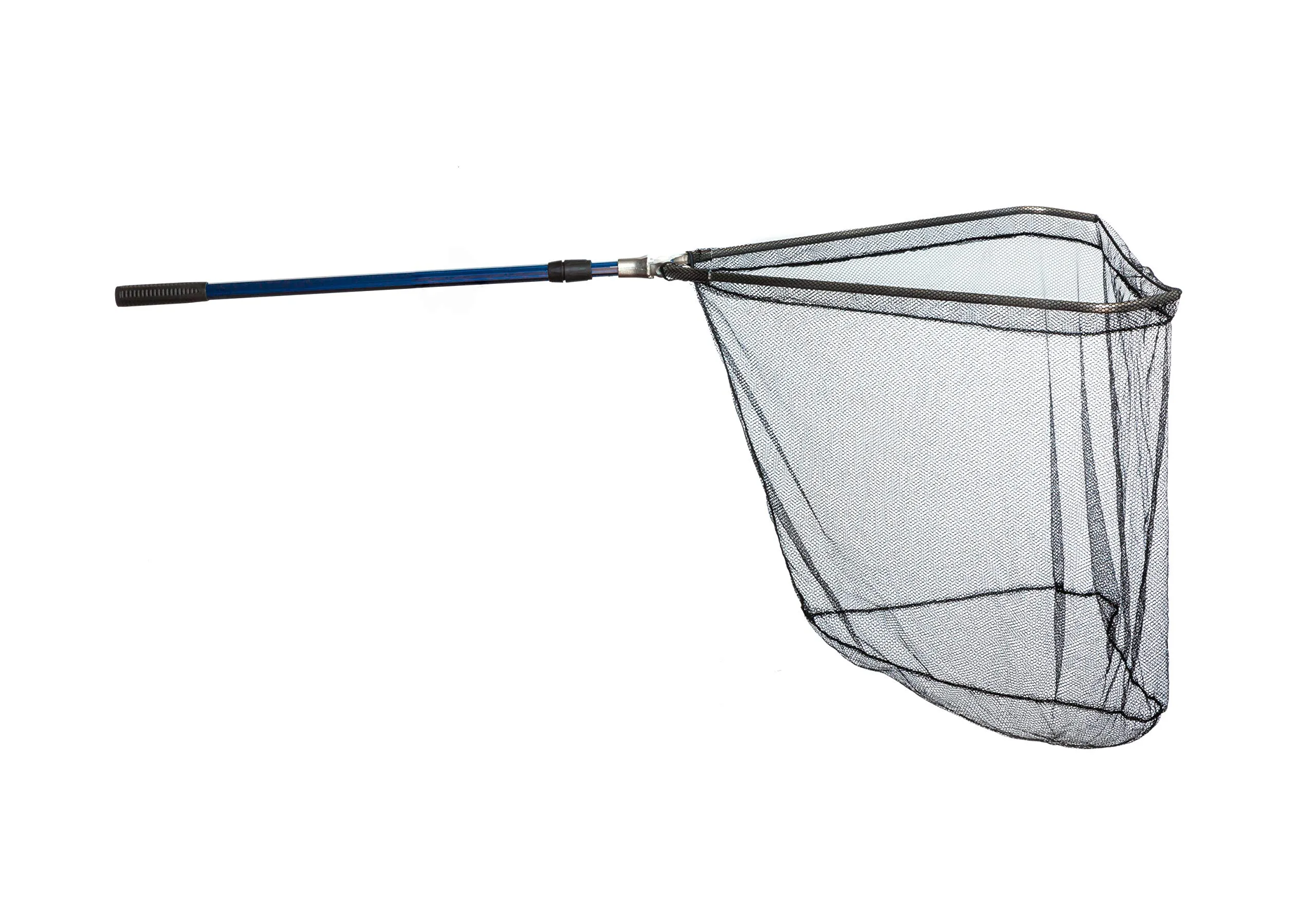 Attwood 12774-2 Large Fold-N-Stow Knot-Free Fishing Net, 27' Triangular Shape, Compact Storage