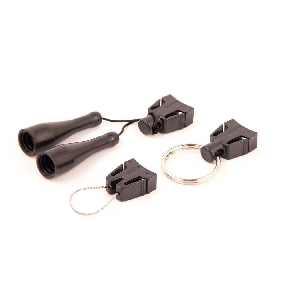 Boomerang Tool Company Retractable Gear Tether Accessory Pack - Black, Universal Attachments