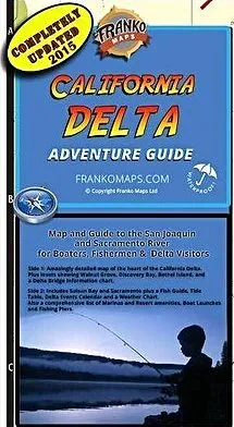 California Delta Adventure Guide Map - Waterproof, Detailed Boating & Fishing Resource