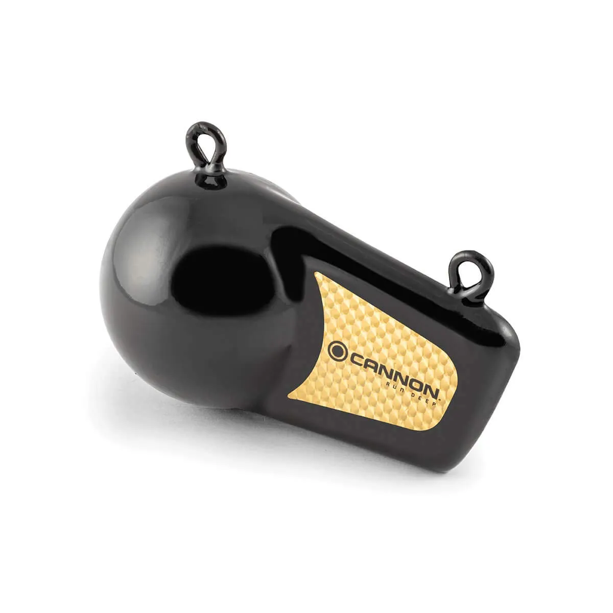 Cannon Downrigger Weight 4-Pound with Black Vinyl Coating for Scratching Prevention