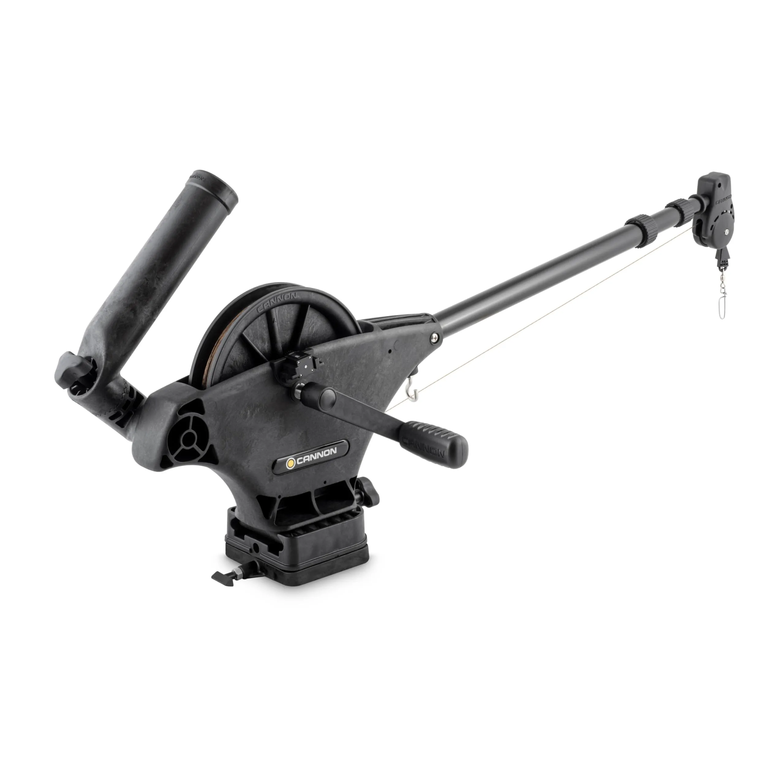 Cannon Uni-Troll Manual Downriggers - 2:1 Retrieval Speed, Stainless Steel Boom, Ergonomic Handle