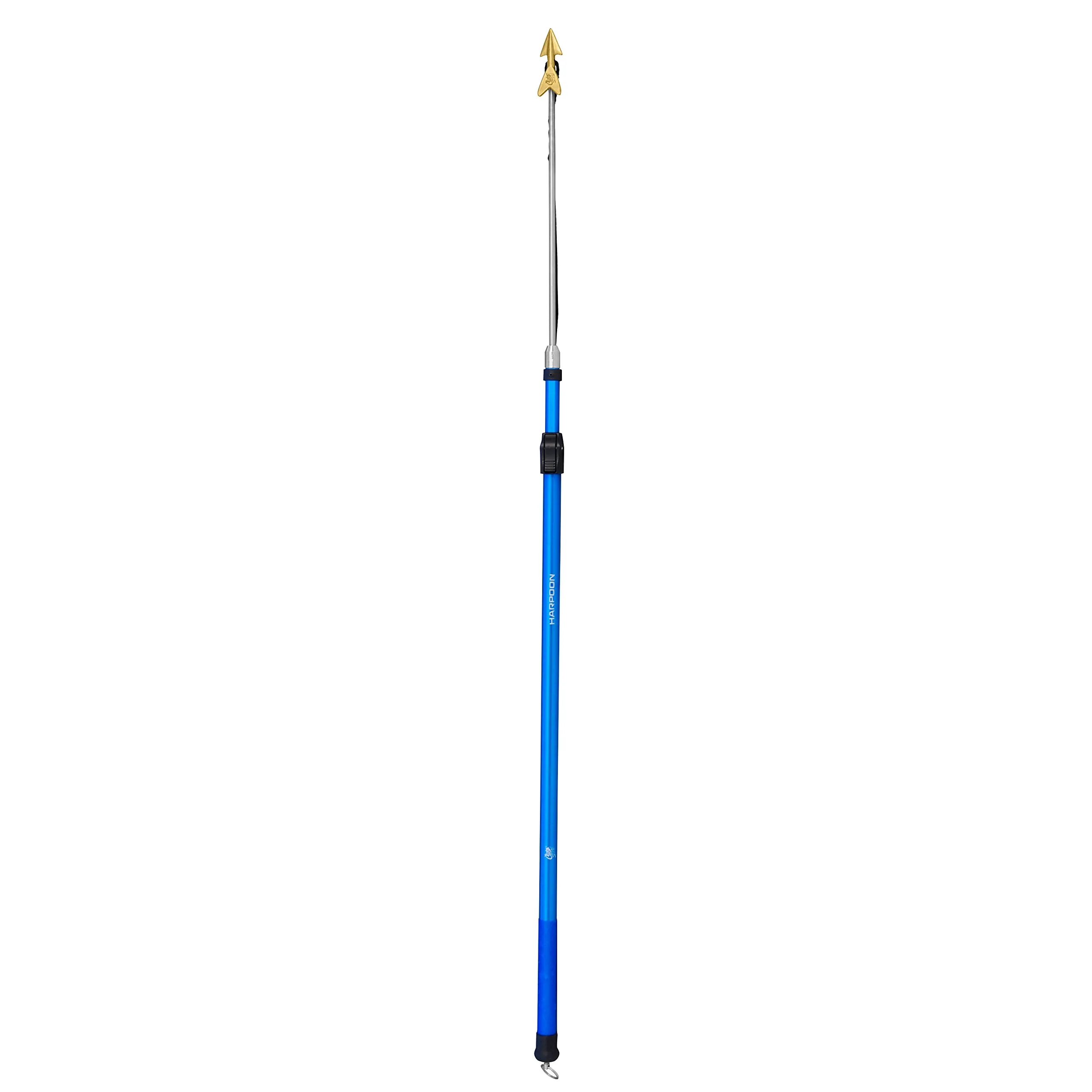 Cuda 44'-72.5' Telescoping Fish Harpoon, Black - Lightweight Aluminum, Non-Slip Grip, Water-Ready