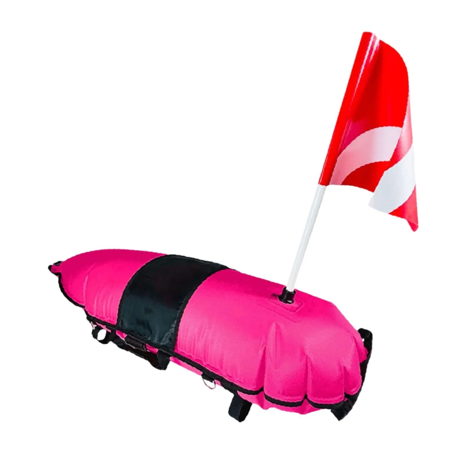 Diving Float Buoy Inflatable Spearfishing Flag for Freediving, 98cm Nylon TPU Lightweight