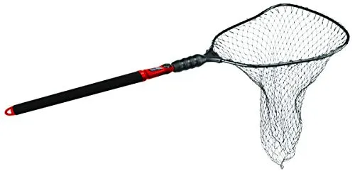 Ego S2 Slider Fishing Net, Telescoping Handle 29-60', Replaceable Head, Rubber Coated Mesh