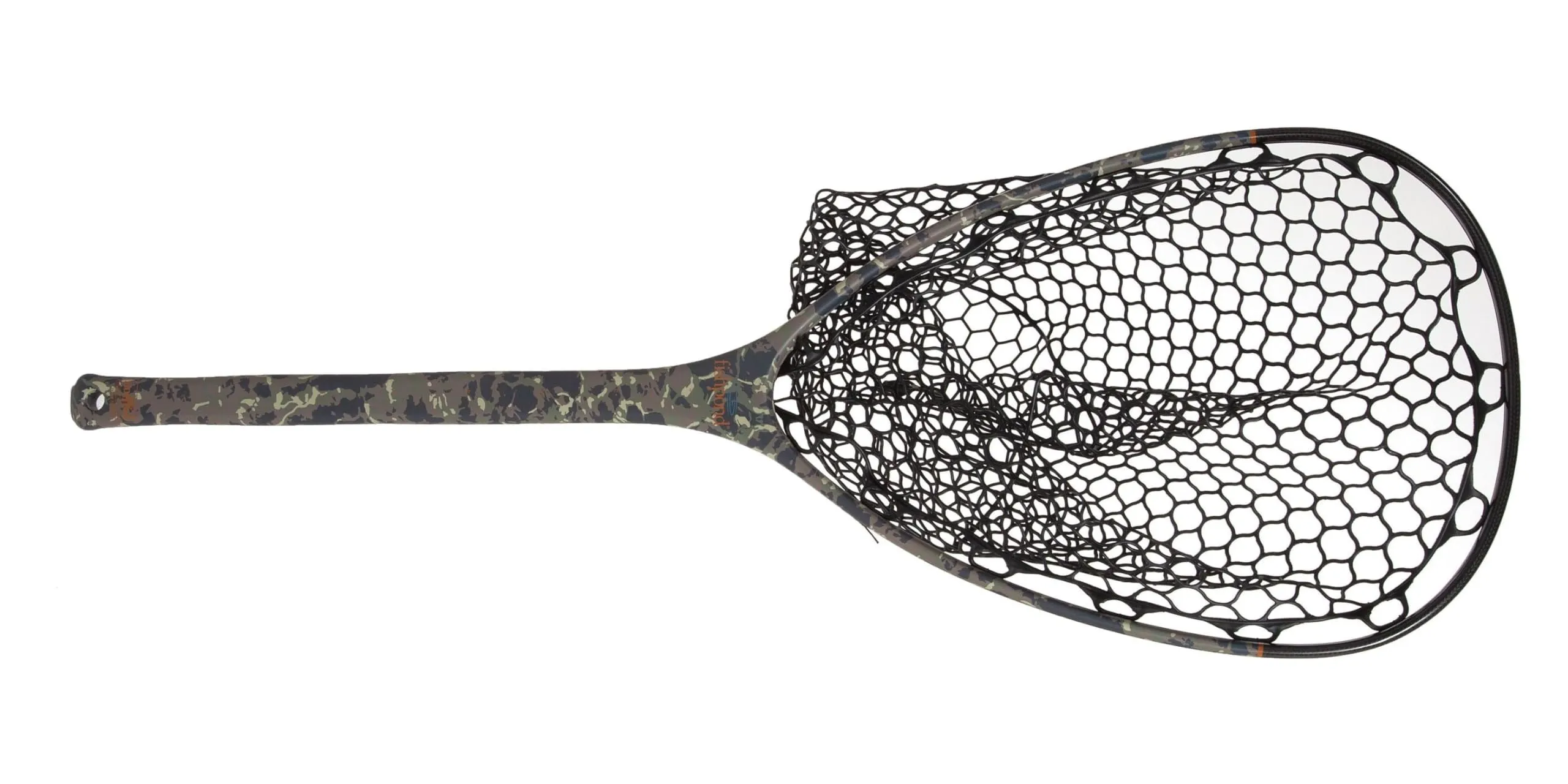 Fishpond USA Nomad Mid-Length Net - Carbon Fiber, Waterproof, 37' Length, Riverbed Camo