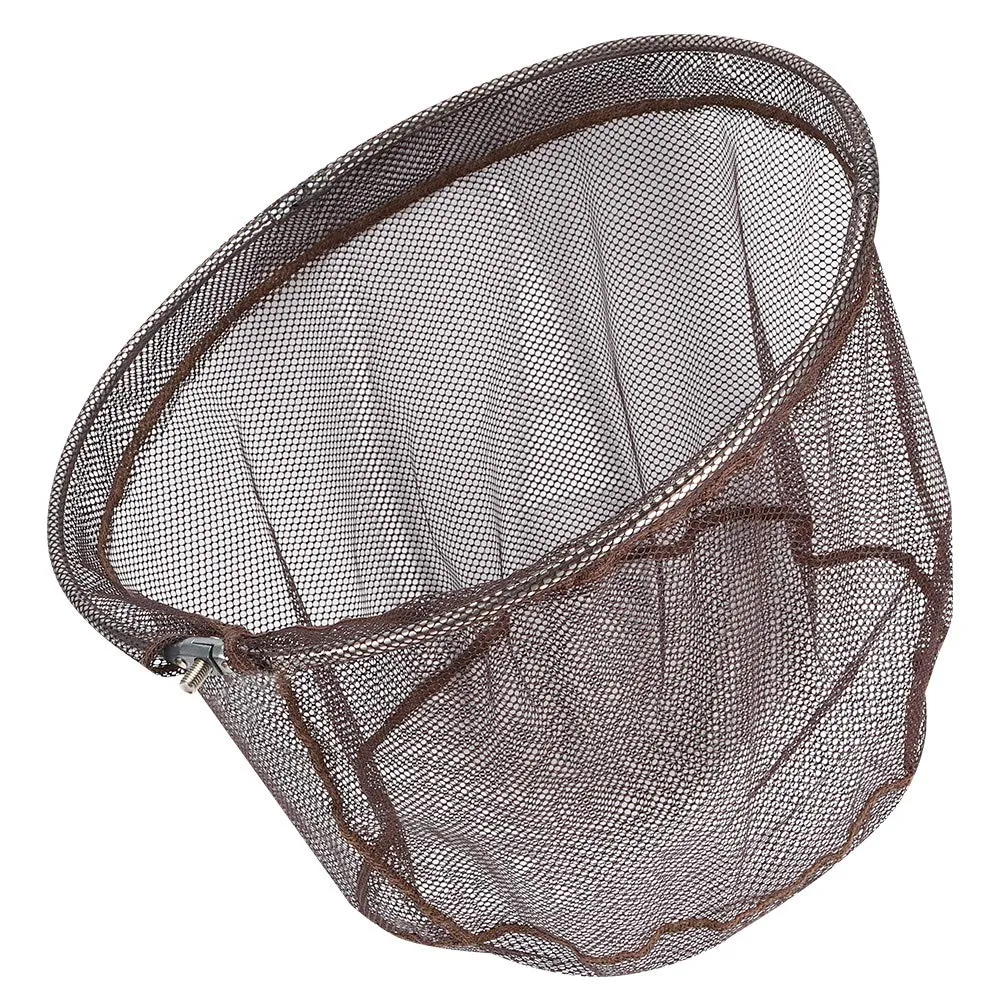 Foldable Replacement Fishing Landing Net Head, Stainless Steel, 40cm Diameter, Portable Design