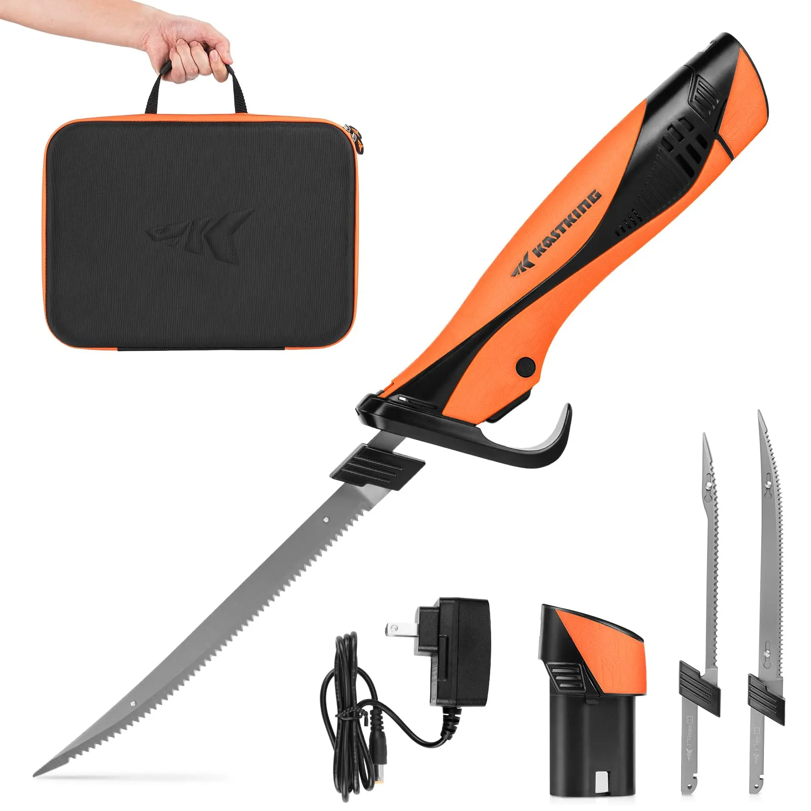 KastKing Speed Demon Pro Electric Fillet Knife - Rechargeable, Ergonomic, High-Speed, 12.6V Battery