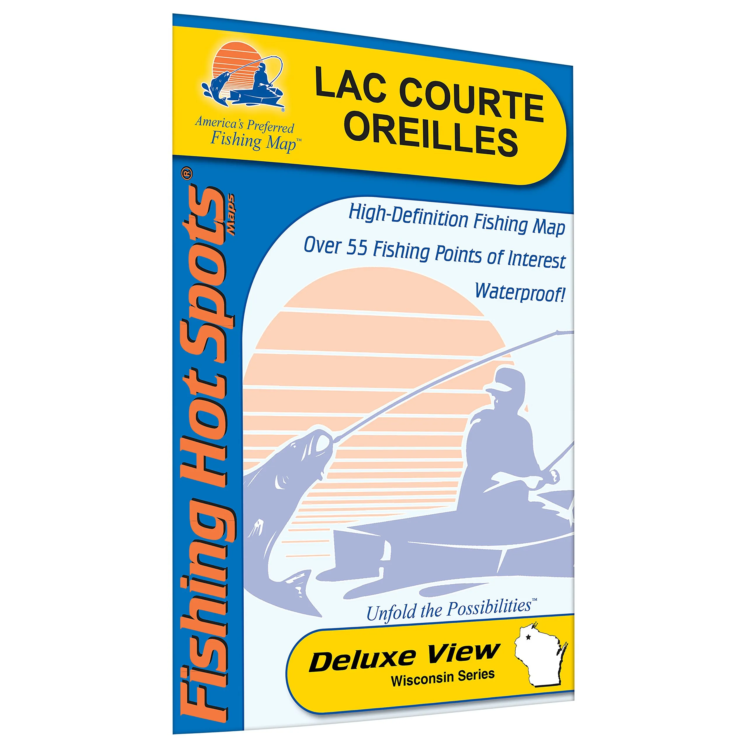 Lac Courte Oreilles & Grindstone Lake Fishing Map – Waterproof, Durable & Expertly Researched