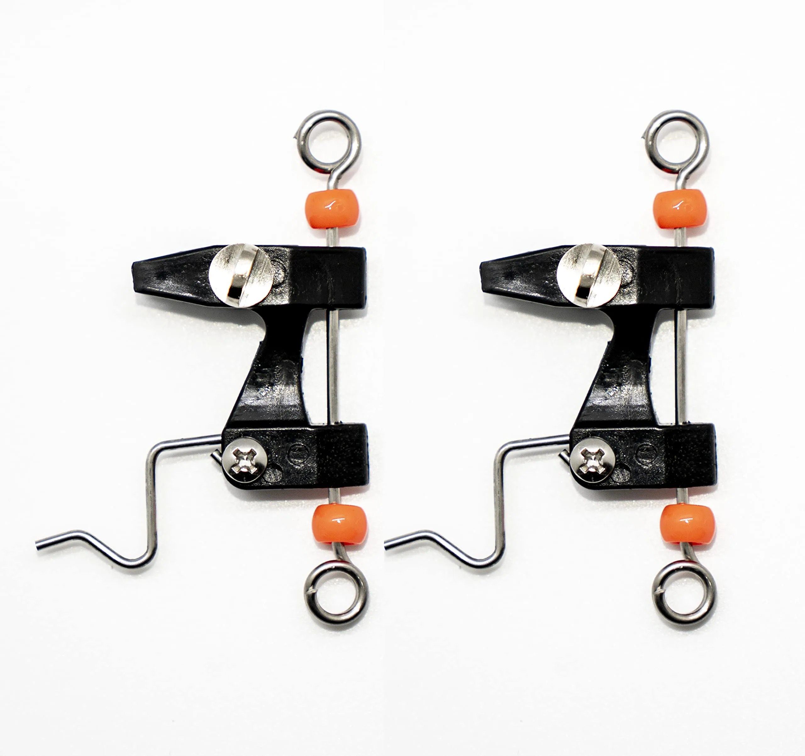 Lures Outrigger Release Clips Set of 2 Adjustable Tension, High Visibility, Stainless Steel