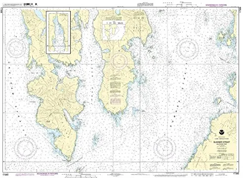 NOAA Chart 17386: Sumner Strait-Southern Part - Up-to-Date Nautical Chart for Mariners