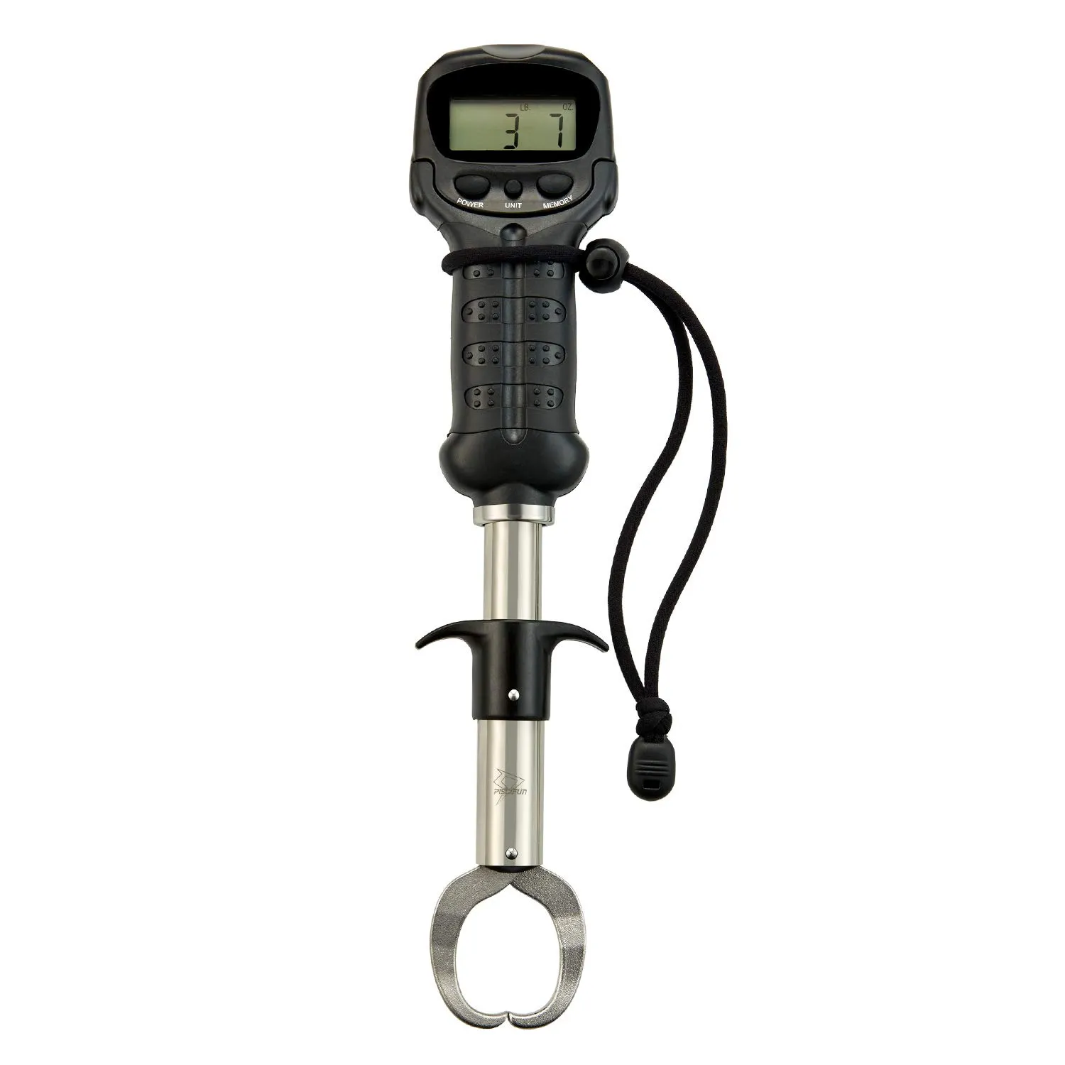 Piscifun Fish Gripper with Digital Scale, 60lb Capacity, Water-Resistant Stainless Steel Tool