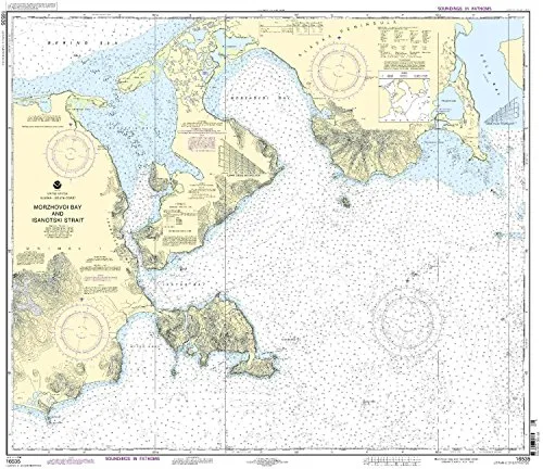 Print-On-Demand Nautical Chart Morzhovoi Bay & Isanotski Strait 12th Edition - NOAA Approved