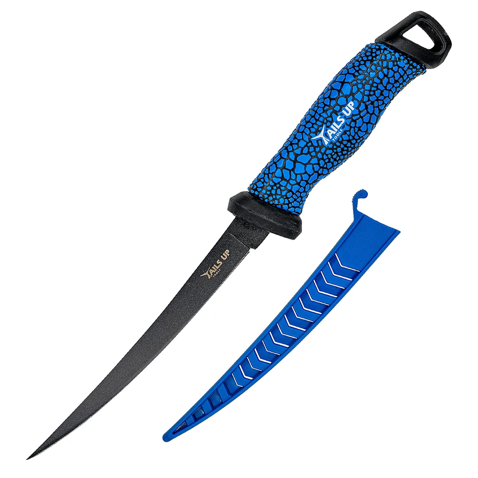 Professional 7-Inch Fillet Knife with Stainless Steel Blade, Slip-Resistant Grip, and Protective Sheath