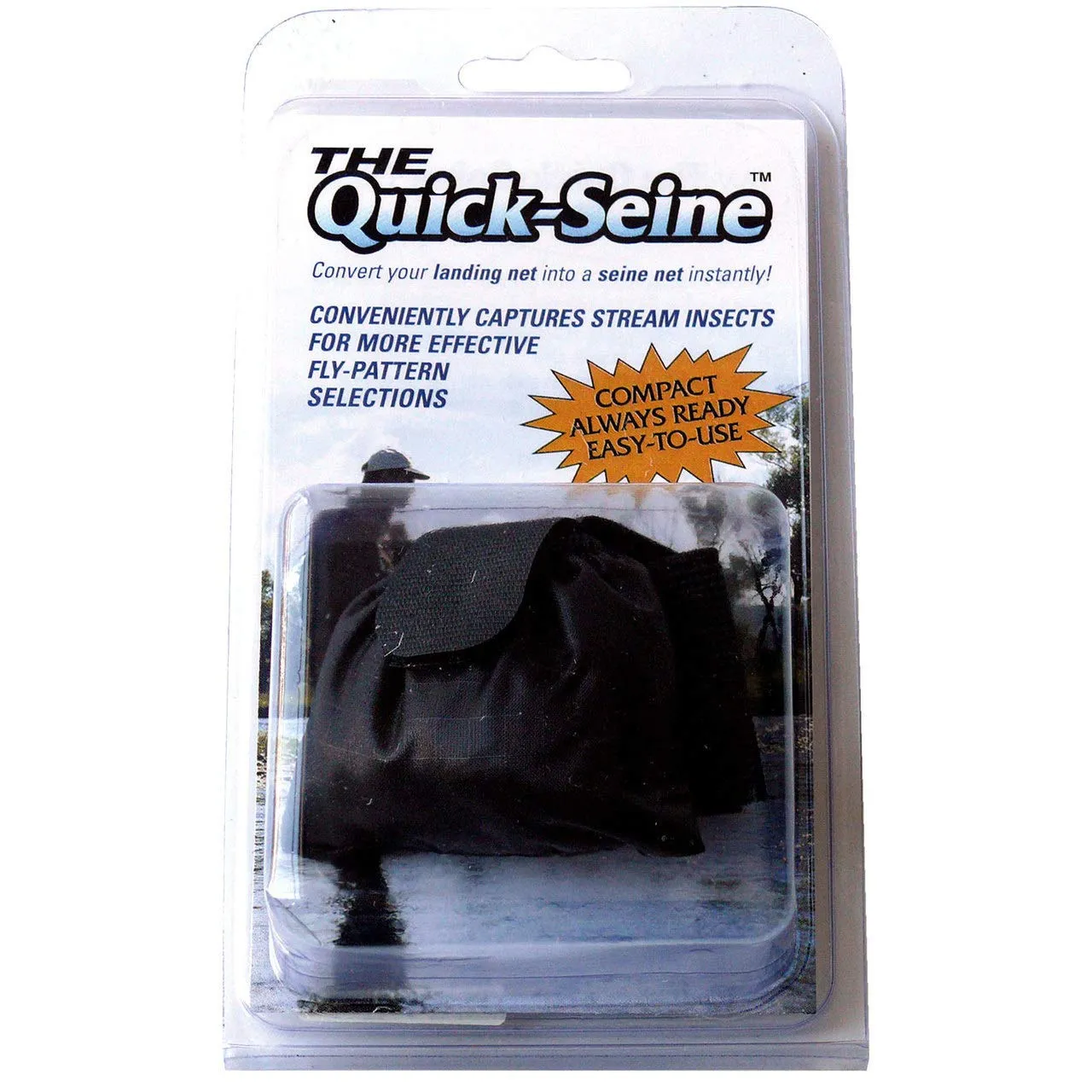 Quick Seine Large Fly Fishing Net - Instant Insect Sampling, Compact & Convenient Design