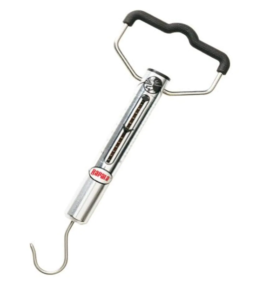 Rapala Mechanical Tube Scale, 15-Pounds, Stainless Steel Handle, Anodized Aluminum Housing