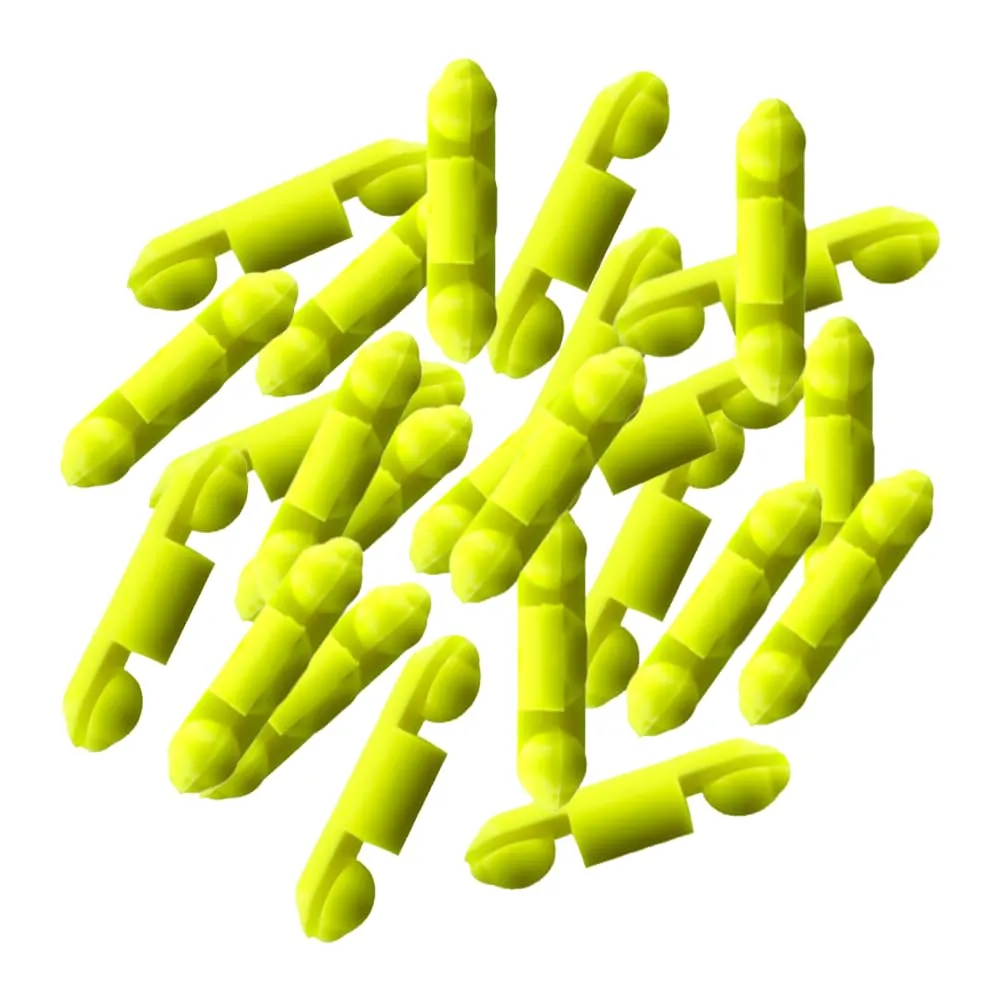 Scotty #1008-24-YL Auto Stop Line Release Stoppers, 24 Pack, Yellow Molded Nylon Beads