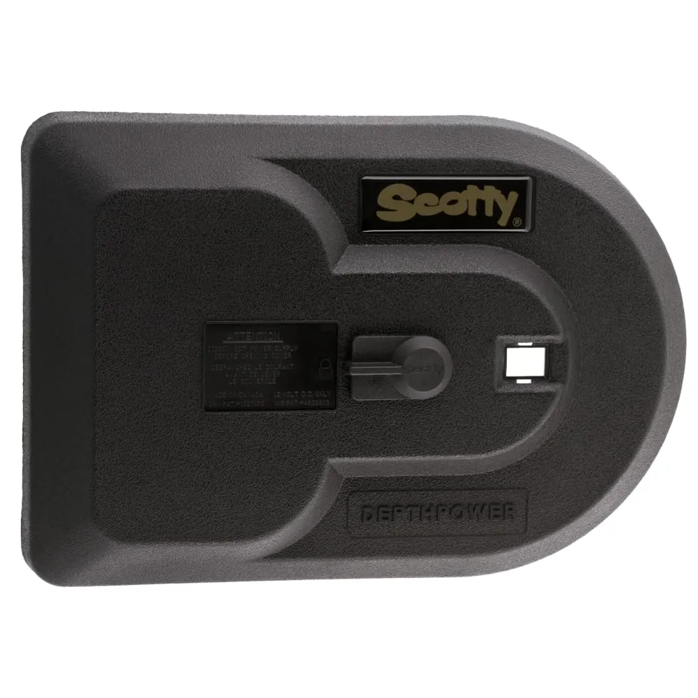 Scotty #1131 Electric Downrigger Replacement Lid - Black, Fiber-Reinforced Nylon, Durable Design