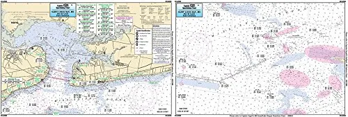 St. Louis Bay Laminated Nautical Fishing Chart 12'x18' by Captain Segull's Nautical Charts