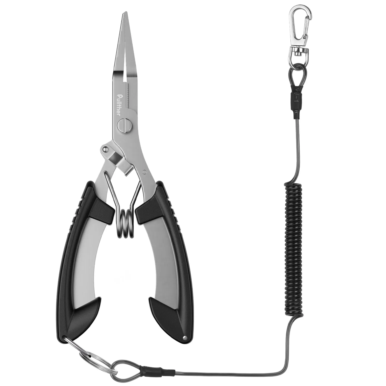 Stainless Steel Fishing Pliers, 6.3-Inch Hook Remover & Line Cutter, Multi-Tool for Saltwater/Freshwater