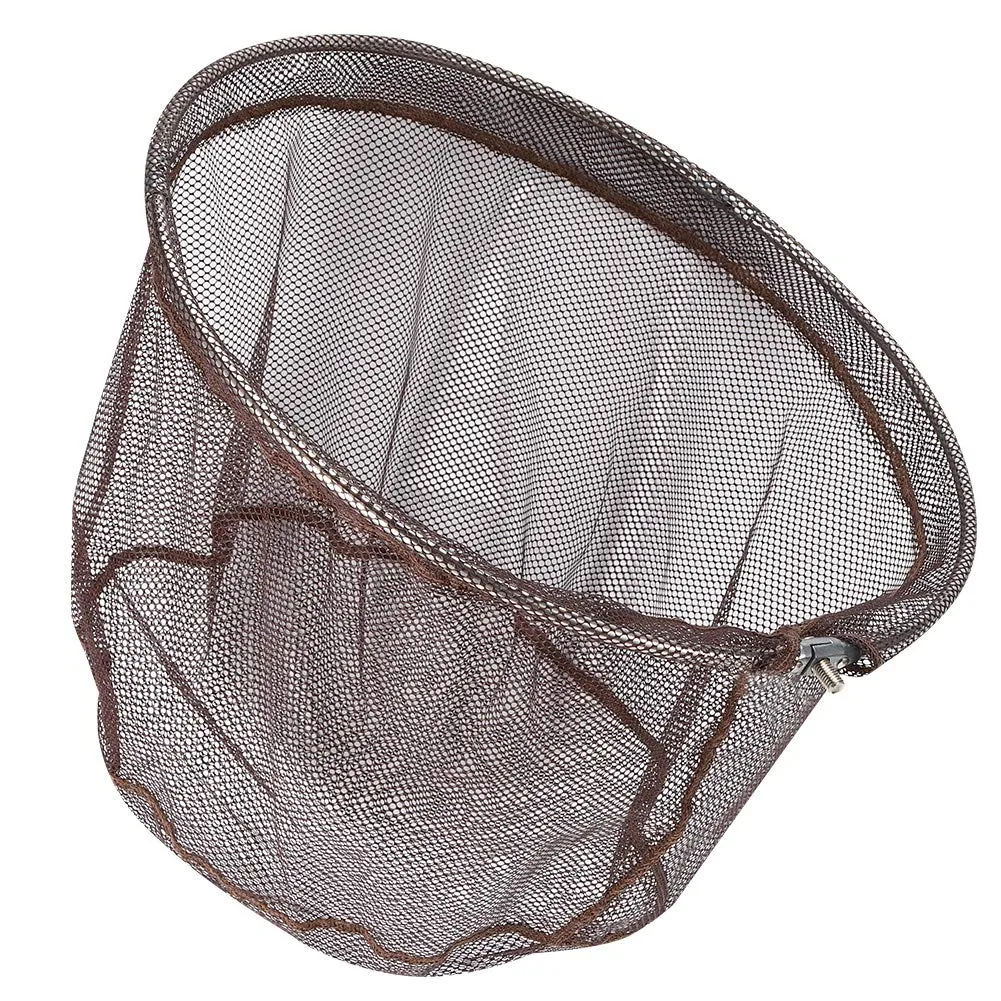 Stainless Steel Fly Fishing Landing Net Head, 8mm Universal Screw, Lightweight & Foldable