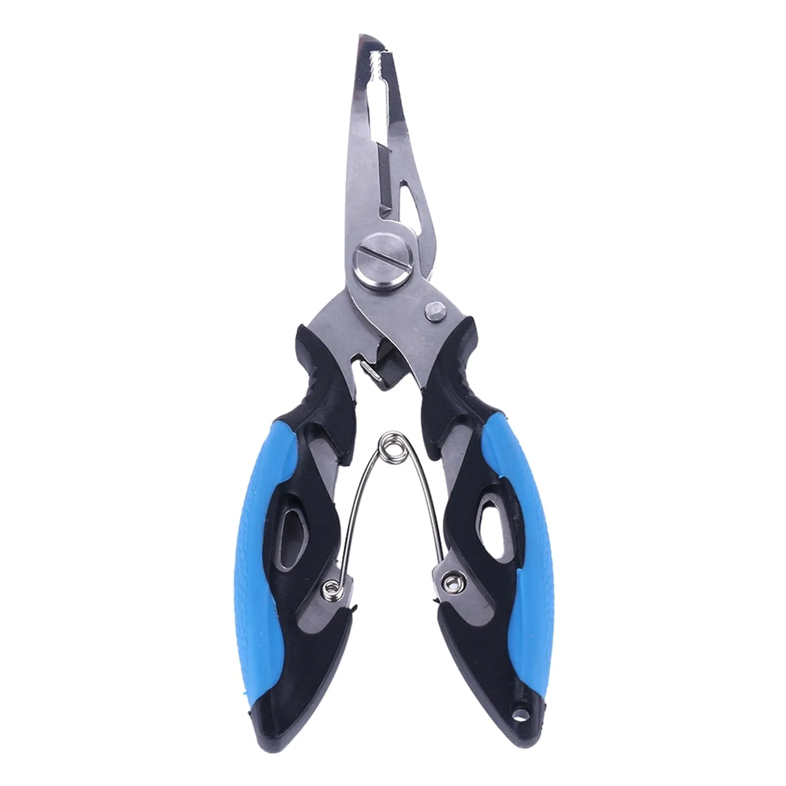 Sturdy Stainless Steel Fishing Pliers with Ergonomic Handle, 12.6cm, Multifunctional Fishing Tool